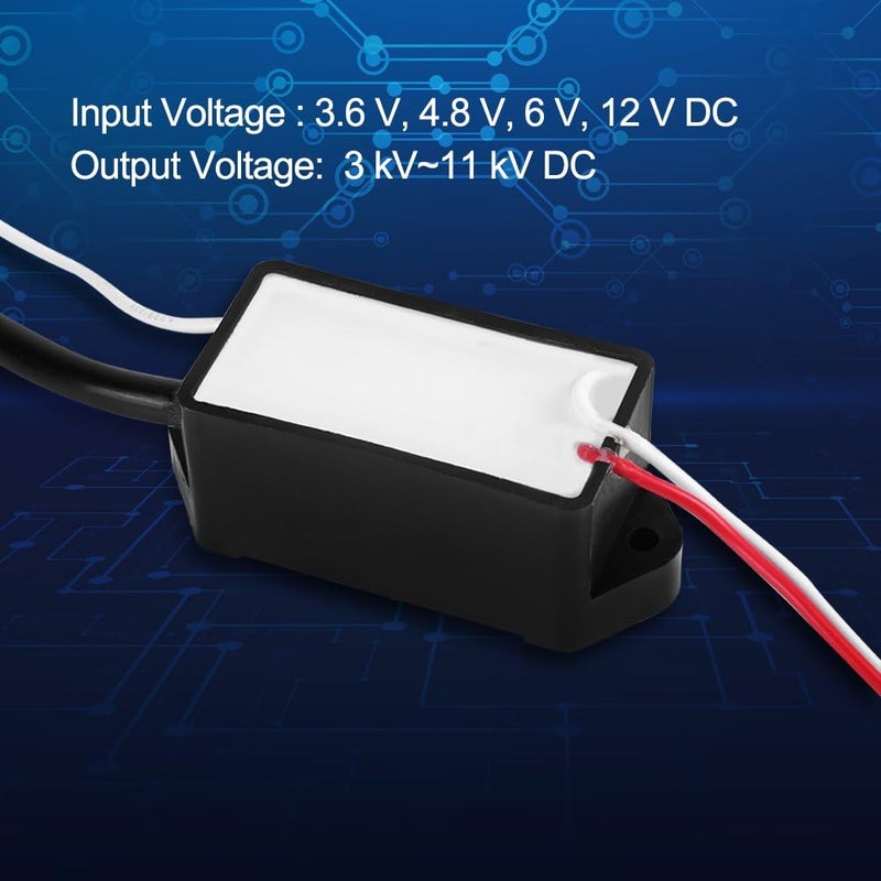 DEWIN High Voltage Transformer DC 3.6V/4.8V/6V/12V High Voltage Pulse Generator DC 3kV-11kV Super Electric Arc Module - Image 2